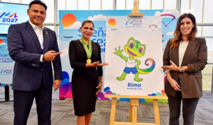 Rimo, el gecko limeño, es la mascota oficial de los Juegos Panamericanos Lima 2027
